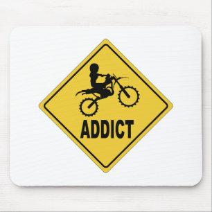Motor cross mouse pad