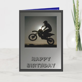 Motor cycle tricks card