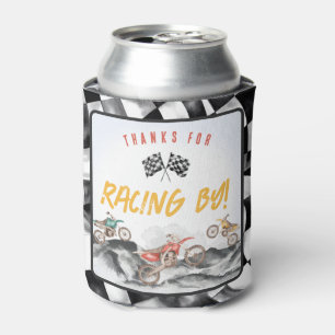 Motor Dirt Bike Birthday Party Can Cooler Favour