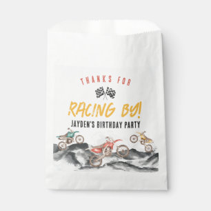 Motor Dirt Bike Birthday Party Favour Bag