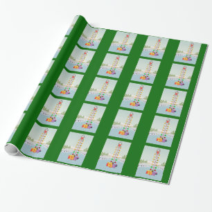 Motor Head Christmas Wrapping Paper