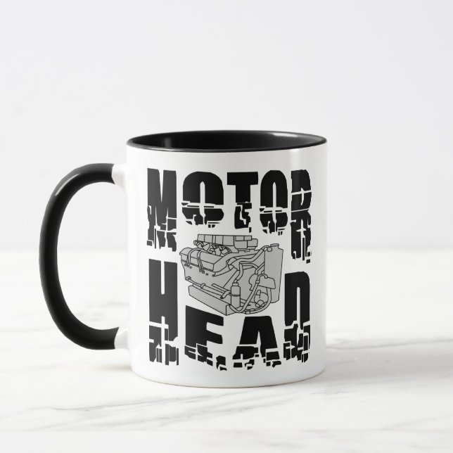 Motor Head Engine Mug (Left)