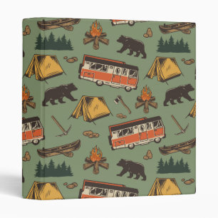 Motor Home Camp Adventures Pattern Binder