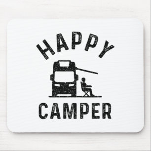 Motor-home Rv Stuff Men Happy Camper Mouse Pad