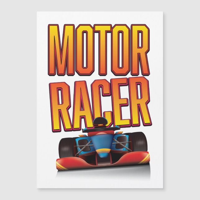 Motor racer car (Front)