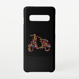 Motor Scooter Flower Pattern Samsung Galaxy Case