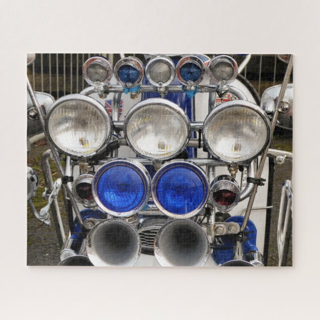 MOTOR SCOOTER JIGSAW PUZZLE (Horizontal)