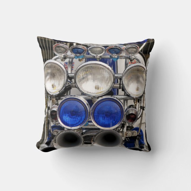 MOTOR SCOOTER THROW PILLOW (Front)