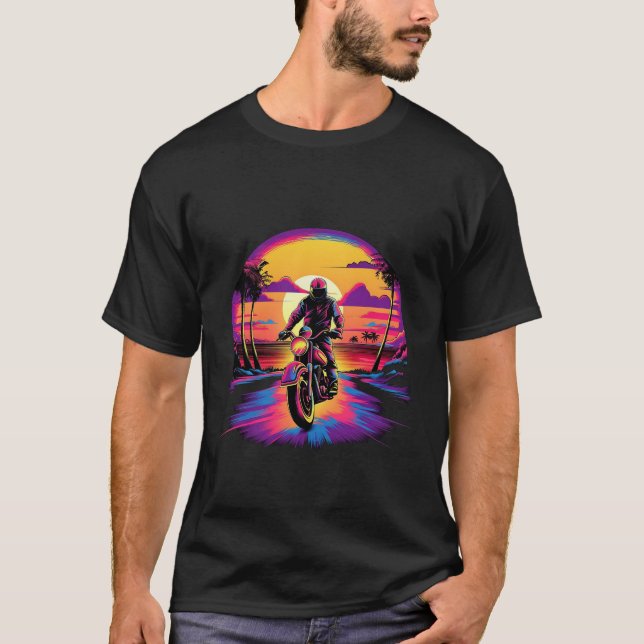 Motor Vivid Colour at Sunset T-shirt (Front)