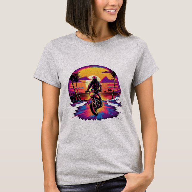 Motor Vivid Colour at Sunset T-shirt (Front)