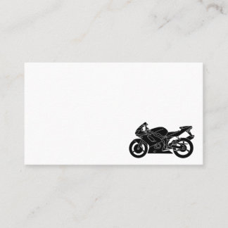 Motorbike Driver Rider Delivery Courier Messenger Business Card