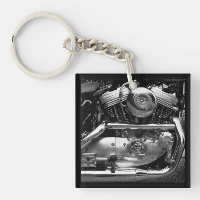Motorbike Engine Keychain/Keyring Keychain (Front)