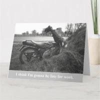 MOTORBIKE (FUNNY/FAKE) accident/customizable text