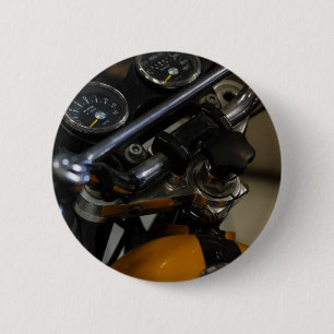 Motorbike Motorcycle Biker Rider 2 Inch Round Button