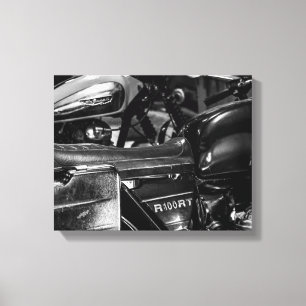 Motorbike Motorcycle Biker Rider Bike Canvas Print