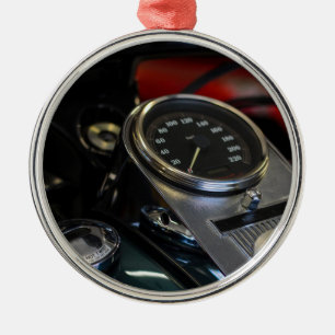 Motorbike Motorcycle Biker Rider Metal Ornament