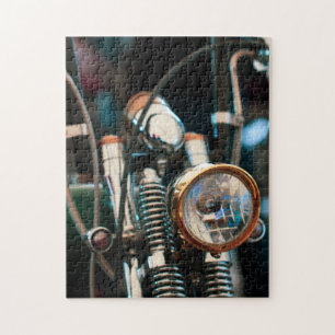 Motorbike Motorcycle Biker Rider Motorbike Jigsaw Puzzle