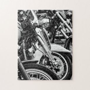 Motorbike Motorcycle Biker Rider Motorbike Jigsaw Puzzle
