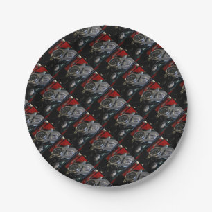 Motorbike Motorcycle Biker Rider Paper Plate