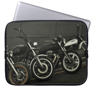 Motorbike Motorcycle Rider Laptop Sleeve