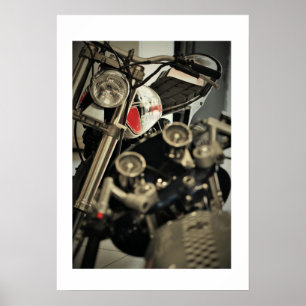 Motorbike Motorcycle Yahama Triumph Photo Poster