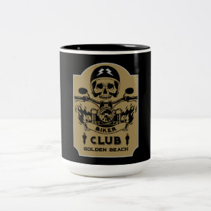 Motorbike Riders Club Two-Tone Coffee Mug