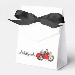 Motorbike & Sidecar Bride and Groom Wedding Favor Box