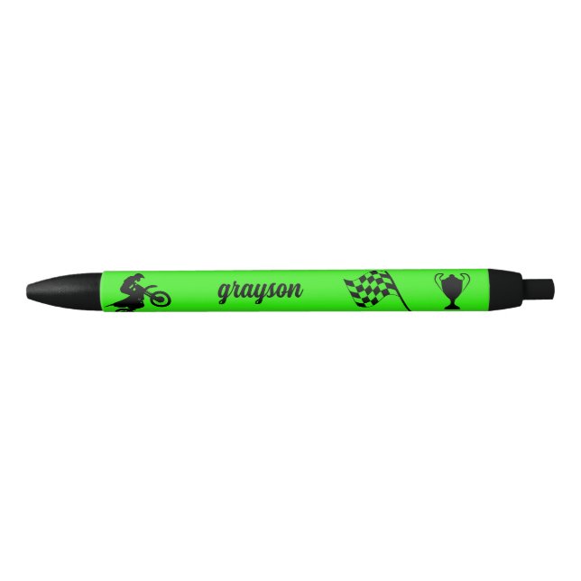 Motorcross 2 pack personalized name Pen (Front)