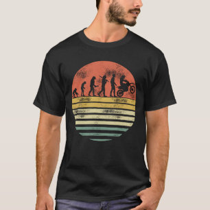 Motorcross Evolution Retro Gift for Dirt Biker T-Shirt