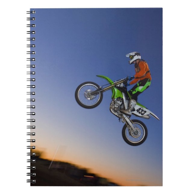 Motorcross Rider Notebook (Front)