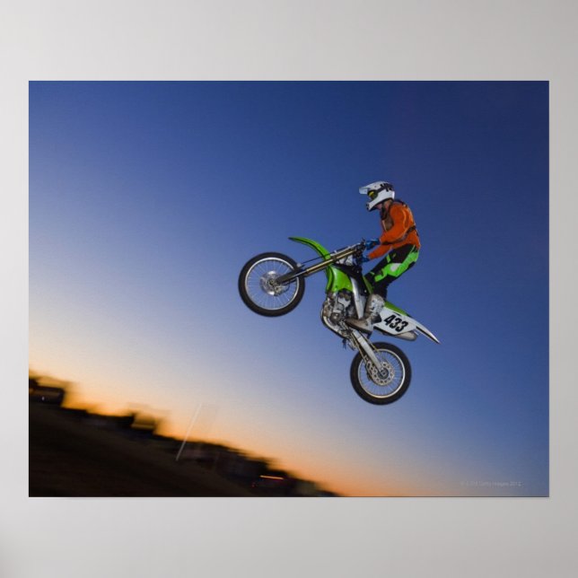Motorcross Rider Poster (Front)