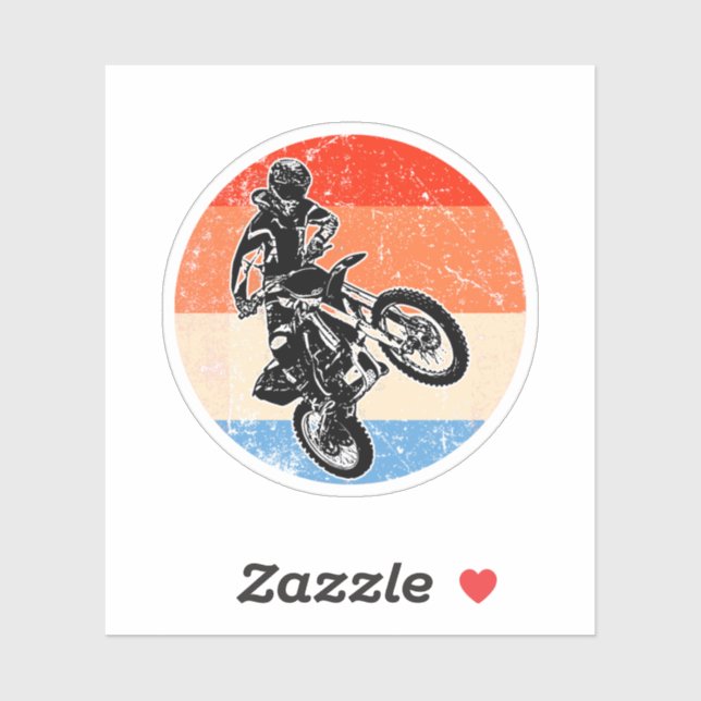 Motorcross Sticker (Sheet)