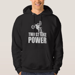 Motorcross Two Stroke Power Dirtbike Rider T-Shirt Hoodie