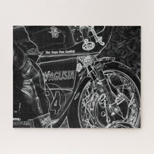 Motorcycle 1 16x20 520pc jpcn jigsaw puzzle