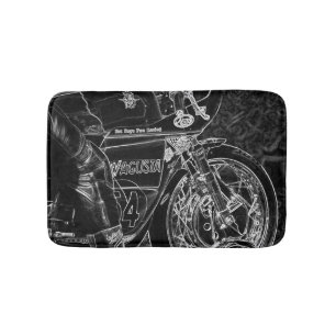 Motorcycle 1 bmcnm bath mat