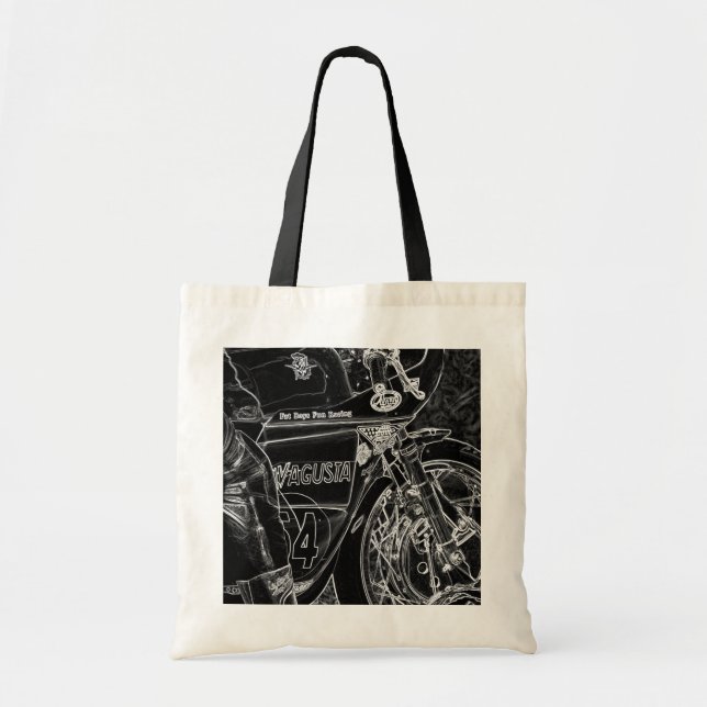 Motorcycle 1 bta tote bag (Front)