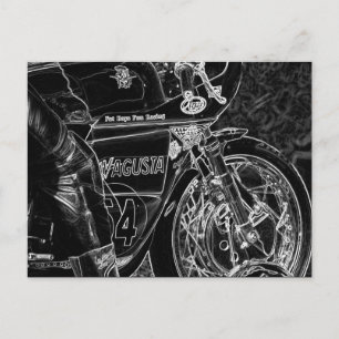 Motorcycle 1 pccna postcard