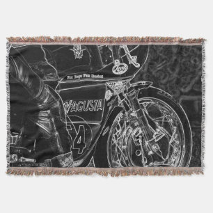 Motorcycle 1 tbcna throw blanket