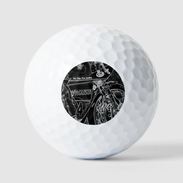 Motorcycle 1 va gbcna golf balls (Front)