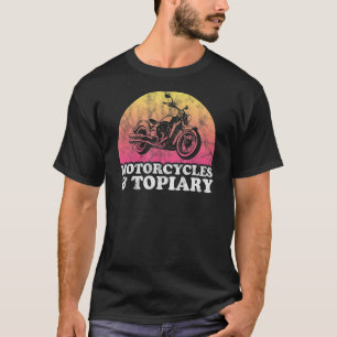 Motorcycle and Topiary Motorcycles T-Shirt
