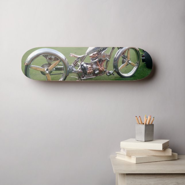 Motorcycle Art   Skateboard   (Wall Art (Horz))