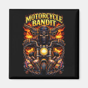 Motorcycle Bandit Magnet