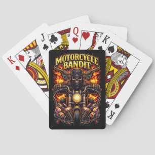 Motorcycle Bandit Playing Cards