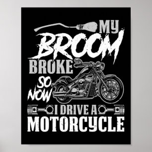 Croc Chopper - wildlife motorcycle Poster