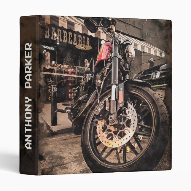 Motorcycle Binder (Front/Spine)