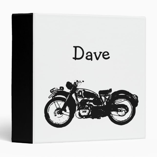 Motorcycle Binder (Front/Spine)