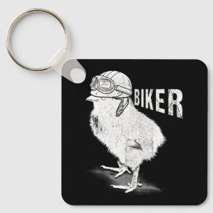 Motorcycle Chick biker The Chicks Lover Biking Bik Keychain