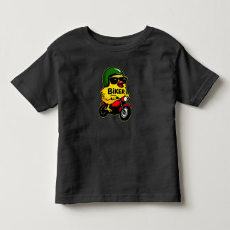 Motorcycle Chick Biker Toddler T-shirt