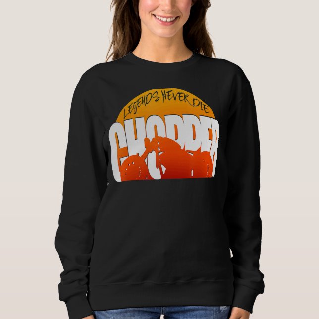 Motorcycle Chopper For Motorcyclists Sweatshirt (Front)