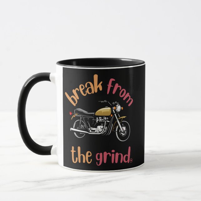 Motorcycle Coffee Mug (Left)